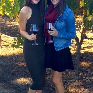 Green midi from Lulus